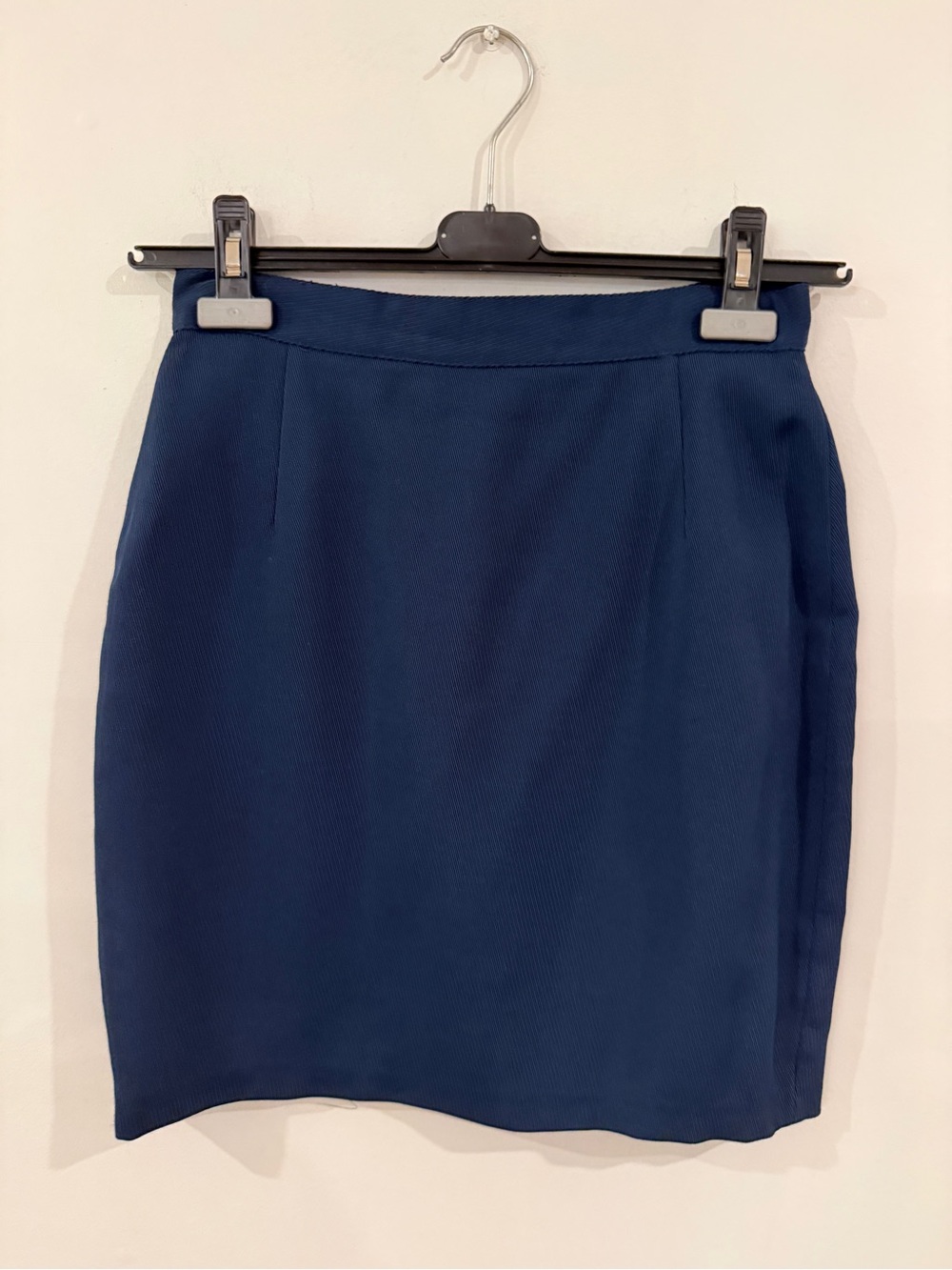 Christian Lacroix Navy Mini Pencil Skirt